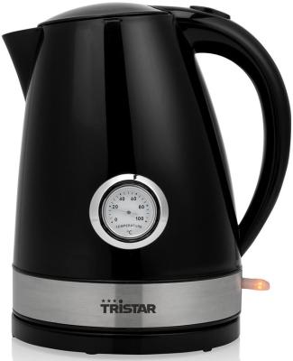 Чайник электрический Tristar WK-1341 2200 Вт чёрный 1.7 л пластик