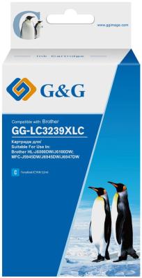 Картридж G&G GG-LC3239XLC для HL-J6000DW/J6100DW 5000стр Голубой