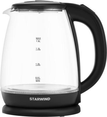 Чайник электрический StarWind SKG1055 1800 Вт чёрный 1.8 л стекло