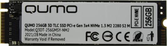 QUMO M.2 SSD 256GB QM Novation Q3DT-256GMSY-NM2