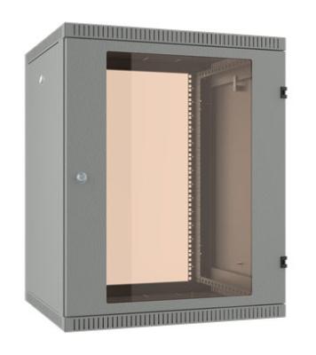 Шкаф коммутационный C3 Solutions WALLBOX 9-63 G (NT084689) настенный 9U 600x350мм пер.дв.стекл направл.под закл.гайки 155кг серый 300мм 15кг 475мм IP2