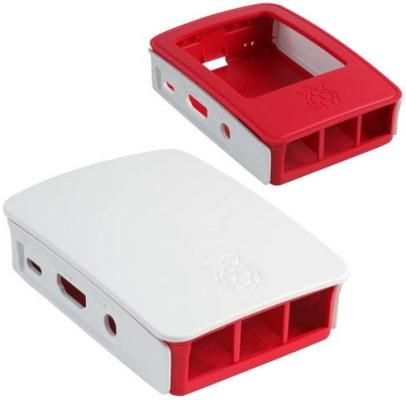 Raspberry Pi 3 Model B Official Case BULK, Red/White, для Raspberry Pi 3 Model B/B+ (909-8132) (480001)