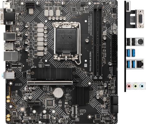 Материнская плата MSI PRO B660M-B DDR4 Socket 1700 B660 2xDDR4 1xPCI-E 16x 1xPCI-E 1x 4xSATA III mATX Retail