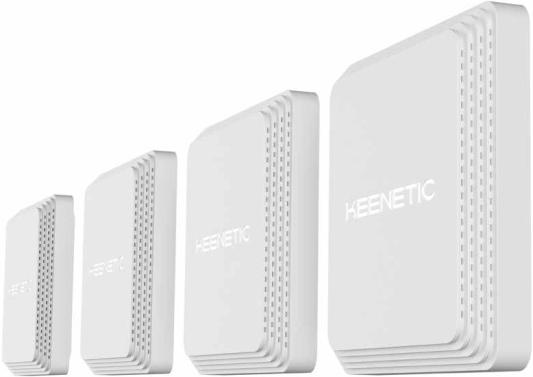Wi-Fi система Keenetic Voyager Pro 4-Pack 802.11ax 1775Mbps 2.4 ГГц 5 ГГц 2xLAN PoE RJ-45 белый KN-3510