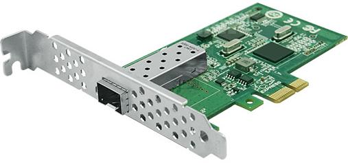 LRES2026PF-SFP PCIe 2.1 x1, NetSwift, 1*SFP 1G NIC Card (302946)