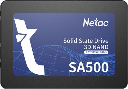 Твердотельный накопитель SSD 2.5" 240 Gb Netac SA500 Read 520Mb/s Write 450Mb/s 3D NAND TLC NT01SA500-240-S3X