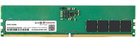 Оперативная память для компьютера 8Gb (1x8Gb) PC5-38400 4800MHz DDR5 DIMM CL40 Transcend JM4800ALG-8G JM4800ALG-8G