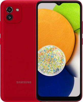 Смартфон Samsung Galaxy A03 32 Gb красный