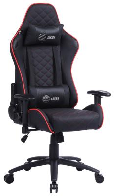 Кресло для геймеров Cactus CS-CHR-030BLR чёрный красный