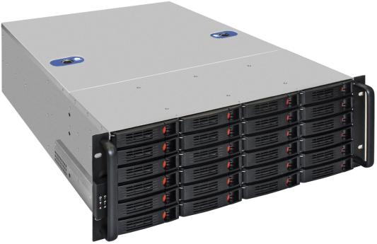 Серверный корпус ExeGate Pro 4U660-HS24 <RM 19", высота 4U, глубина 660, БП 1100RADS, 24xHotSwap, USB>