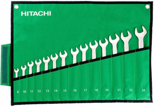 HITACHI Набор комбинированных гаечных  ключей в скрутке 14 предметов HTC-774020