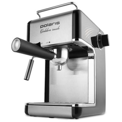 Кофеварка рожковая Polaris PCM 4006A 800Вт серебристый