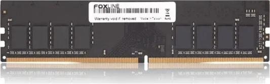 Оперативная память для компьютера 4Gb (1x4Gb) PC4-25600 3200MHz DDR4 DIMM CL22 Foxline FL3200D4U22-4G FL3200D4U22-4G