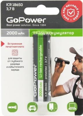 Аккумулятор GoPower 18650 BL1 3.7V 2000 mAh 18650 1 шт