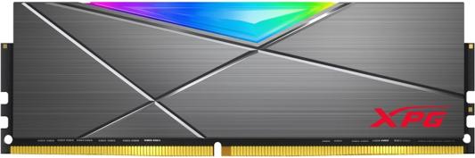 Оперативная память для компьютера 8Gb (1x8Gb) PC4-33000 4133MHz DDR4 DIMM CL19 ADATA XPG Spectrix D50 RGB AX4U41338G19J-ST50