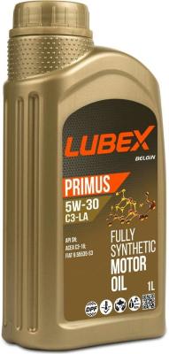 L034-1296-1201 LUBEX Синт. мот.масло PRIMUS C3-LA 5W-30 SN C3 (1л)