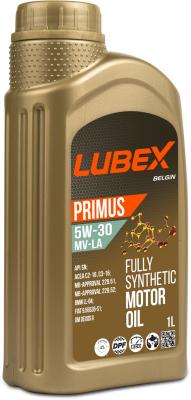 L034-1319-1201 LUBEX Синт. мот.масло PRIMUS MV-LA 5W-30 SN C2/C3 (1л)