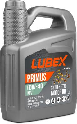 L034-1322-0404 LUBEX Синт. мот.масло PRIMUS MV 10W-40 CF/SN A3/B4 (4л)