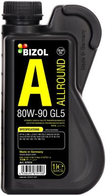 87910 BIZOL Мин. тр.масло Allround Gear Oil GL5 80W-90 GL-5 (1л)