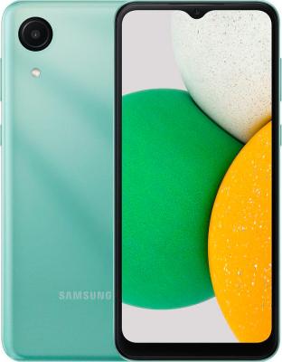 Смартфон Samsung SM-A032F Galaxy A03 Core 32Gb 2Gb зеленый моноблок 3G 4G 6.5" 720x1600 Android 11 Go edition 8Mpix 802.11 b/g/n GPS GSM900/1800 GSM1900 TouchSc