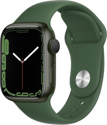 Смарт-часы Apple Watch Series 7 A2473 41мм OLED LTPO зеленый (MKN03LL/A)