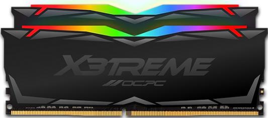 Оперативная память для компьютера 64Gb (2x32Gb) PC4-28800 3600MHz DDR4 DIMM CL18 OCPC X3 RGB BLACK MMX3A2K64GD436C18