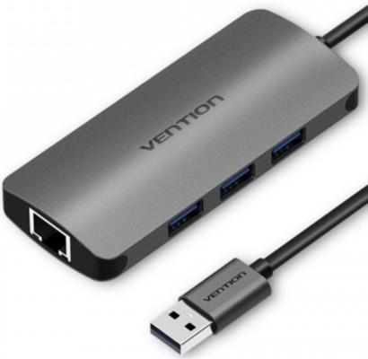 Vention USB 3.0 to Gigabit Ethernet Adapter ABS Type Black 0.15m