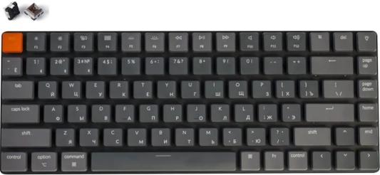Клавиатура беспроводная Keychron K3 Bluetooth черный серый