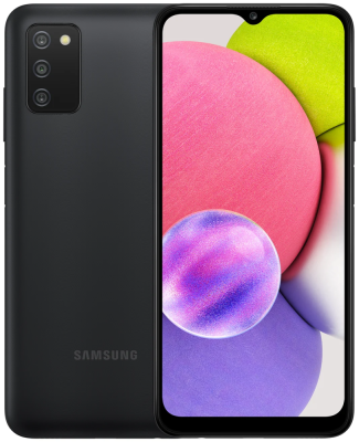 Смартфон Samsung SM-A032F Galaxy A03 Core 32Gb 2Gb черный моноблок 3G 4G 6.5" 720x1600 Android 11 Go edition 8Mpix 802.11 b/g/n GPS GSM900/1800 GSM1900 TouchSc