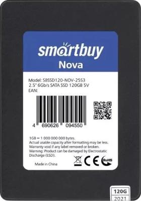 Smartbuy SSD 120Gb Nova SBSSD120-NOV-25S3 {SATA3.0, 7mm}
