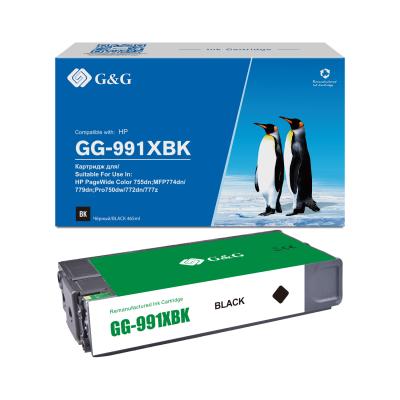Cartridge G&G 991X для HP PageWide Managed, (20 000стр.), черный (замена M0K06XC,M0J90AE)