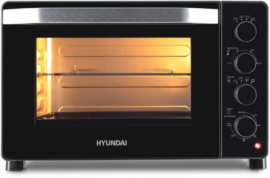 Мини-печь Hyundai MIO-HY081 серебристый/черный