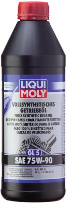 1414 LiquiMoly Синт. тр.масло Vollsynthetisches Getrieb. 75W-90 GL-5 (1л)