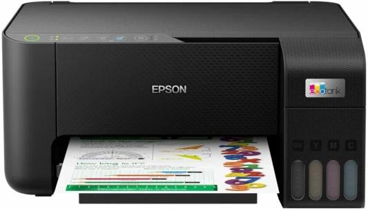 МФУ струйное "3-в-1" Epson EcoTank L3250 (цветное, А4, печать 5760x1440dpi,сканер 1200x2400pi, 33ppm ч/б, 15ppm цвет,100л.,USB,Wi-Fi, Epson Smart Panel, контейнеры с чернилами на 3600 ч/б, 6500 цвет)