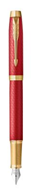 Ручка перьев. Parker IM Premium F318 (2143650) Red GT F сталь нержавеющая подар.кор.