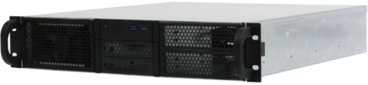 Procase RE204-D2H5-A-48 Корпус 2U server case,2x5.25+5HDD,черный,без блока питания(2U,2U-redundant),глубина 480мм,ATX 12"x9.6"