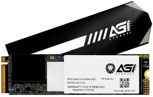 Твердотельный накопитель SSD M.2 512 Gb AGI AI218 Read 3083Mb/s Write 2208Mb/s 3D NAND TLC
