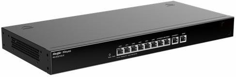 Reyee 10-Port Gigabit Cloud Managed Gataway, 10 Gigabit Ethernet connection Ports, support up to 4 WAN ports, Max 200 concurrent users, 1.8Gbps.