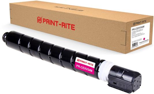 Картридж Print-Rite PR-CEXV54M для ImageRunner C3025 MFP/ C3025i MFP 8500стр Пурпурный