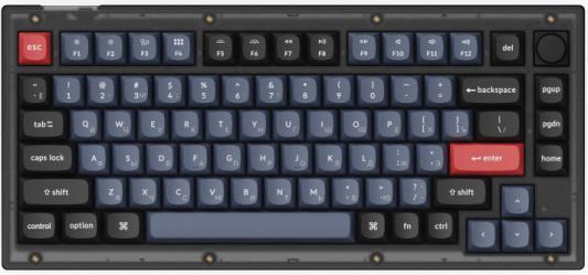 Клавиатура проводная Keychron V1-C2 USB черный