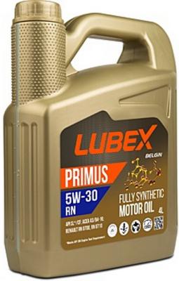 L034-1329-0404 LUBEX Синт-ое мот.масло PRIMUS RN 5W-30 CF/SL A3/B4 (4л)