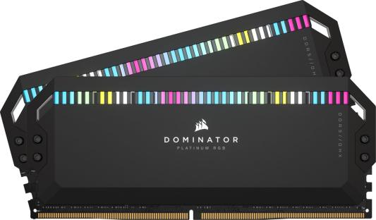 Оперативная память для компьютера 64Gb (2x32Gb) PC5-44800 5600MHz DDR5 DIMM CL40 Corsair DOMINATOR PLATINUM RGB CMT64GX5M2B5600C40