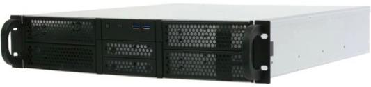 Procase RE204-D4H2-FE-65 Корпус 2U server case,4x5.25+2HDD,черный,без блока питания(2U,2U-redundant),глубина 650мм,EATX 12"x13", панель вентиляторов 4*80х25 PWM [RE204-D4H2-FE-65]