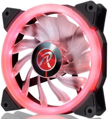 IRIS 12 RED 0R400040(Singel LED fan, 1pcs/pack), 12025 LED PWM fan, O-type LED brings visible color &amp; brightness, Anti-vibration rubber pads in all four corners, Optimized fan blade design / 15pcs LED / Mesh cable, red