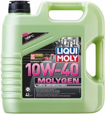 8538 LiquiMoly НС-синт. мот.масло Molygen New Generation 10W-40 (4л)