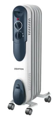 Масляный радиатор Zerten UZT-10 1000 Вт термостат белый