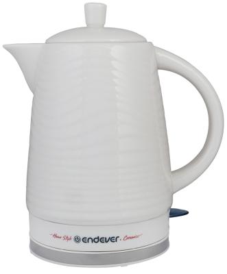 Чайник электрический ENDEVER KR-460C 1200 Вт белый 1.8 л керамика