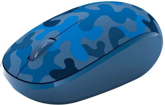 Мышь беспроводная Microsoft Blue Camo синий USB + Bluetooth