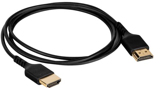 Кабель HDMI 1.8м Wize WAVC-HDMIUS-1.8M круглый черный