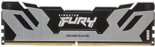 Оперативная память для компьютера 16Gb (1x16Gb) PC5-57600 7200MHz DDR5 DIMM CL38 Kingston Fury Renegade Silver KF572C38RS-16
